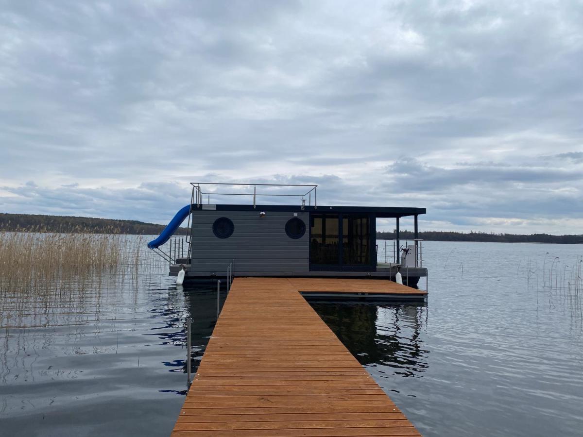 Ferienwohnung Houseboat Park Wodny Cieszyno Złocieniec Exterior foto
