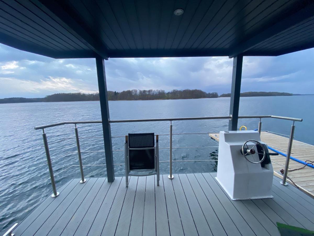 Ferienwohnung Houseboat Park Wodny Cieszyno Złocieniec Exterior foto